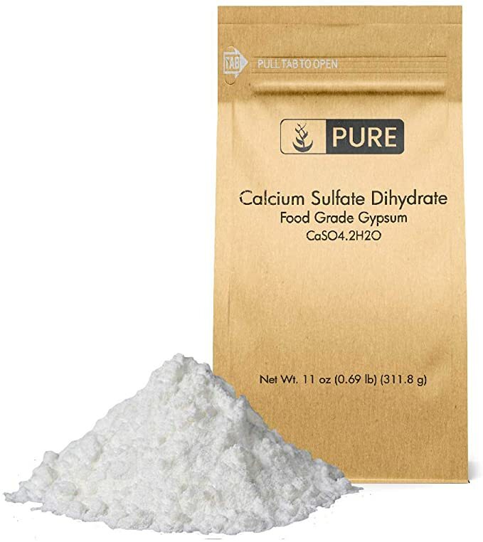 Food grade gypsum powder, ~1/4 cup